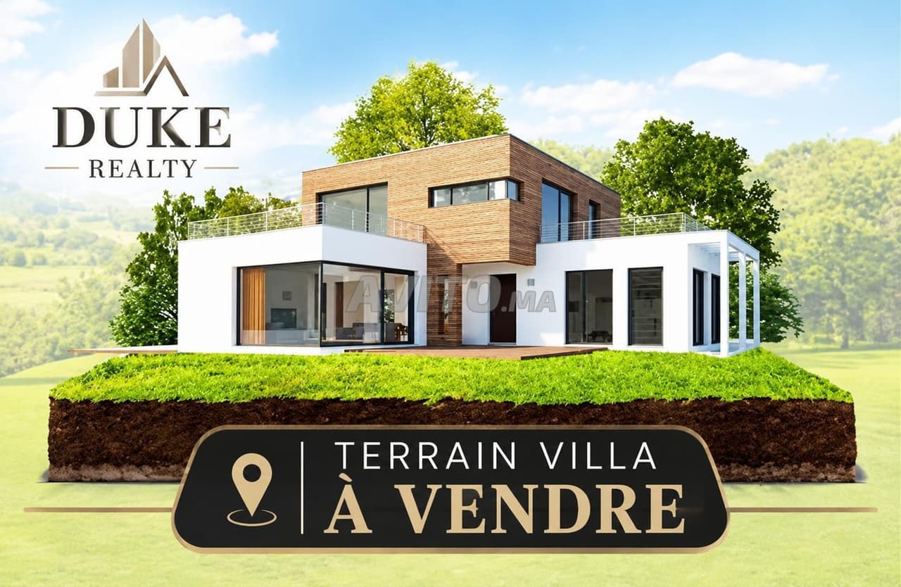 TERRAIN POUR VILLA À VENDRE – ROUTE FLALLAH
