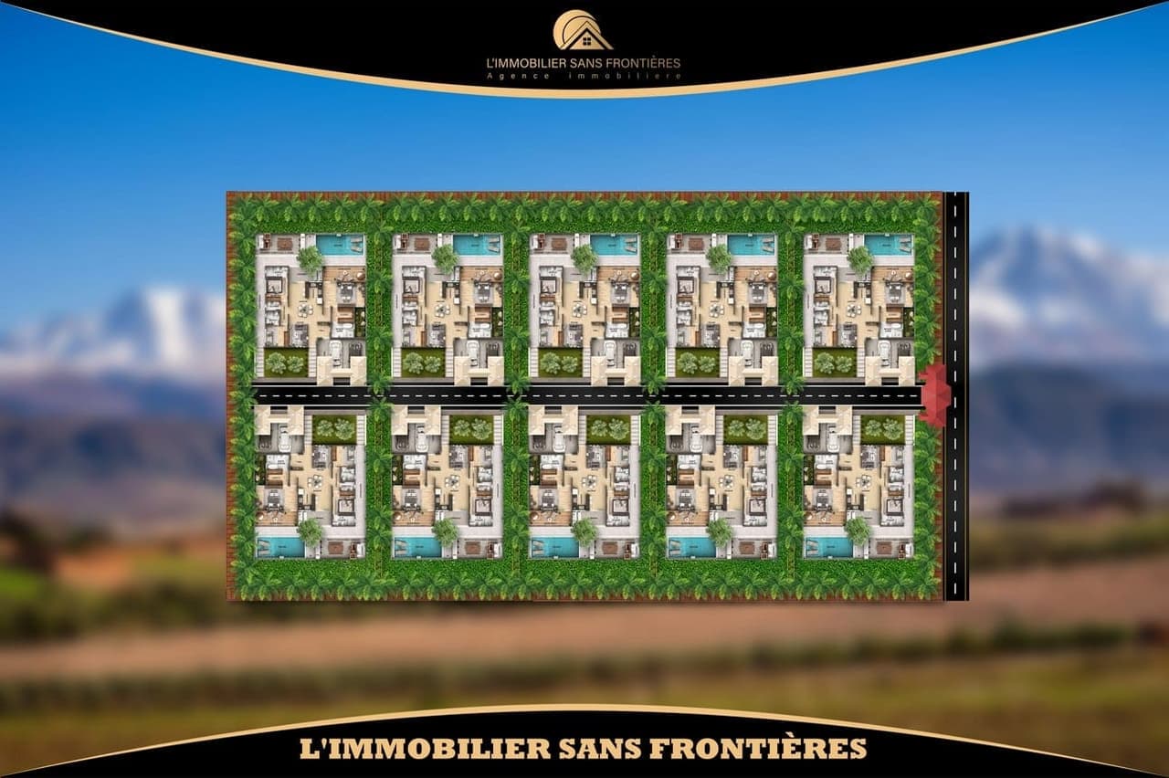 Terrain à vendre à Route Ourika km 8, Marrakech — SD1 — 1 Hectare 550m²