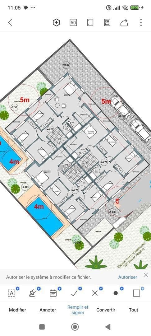 Land te koop in Harhoura 1100 m2