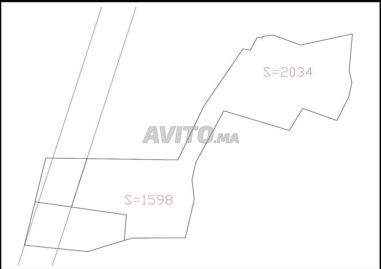 Terrain à vendre 4000 M2 douar Laarb