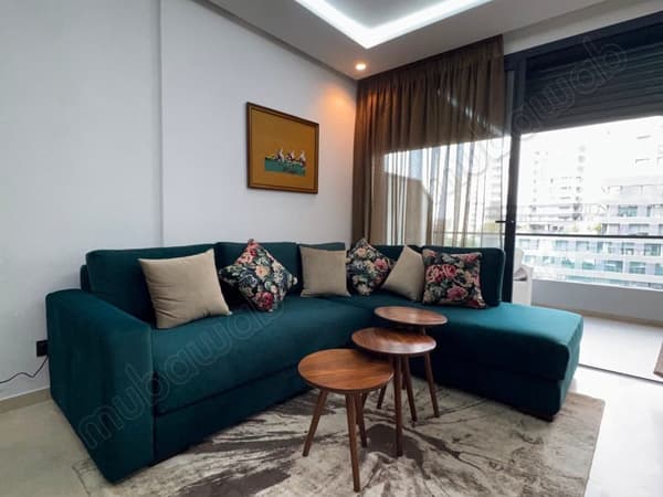Nice apartment for rent in the financial city of Casablanca. Surface area 50 m². Cellar