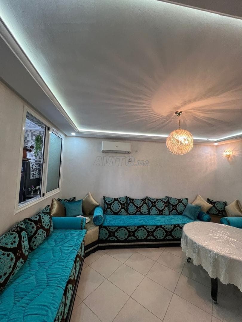 Appartement meublé à louer à Doha Bouskoura
