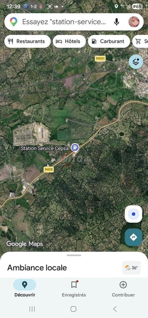8500m² plot of land on Route de Rabat Ouazzane
