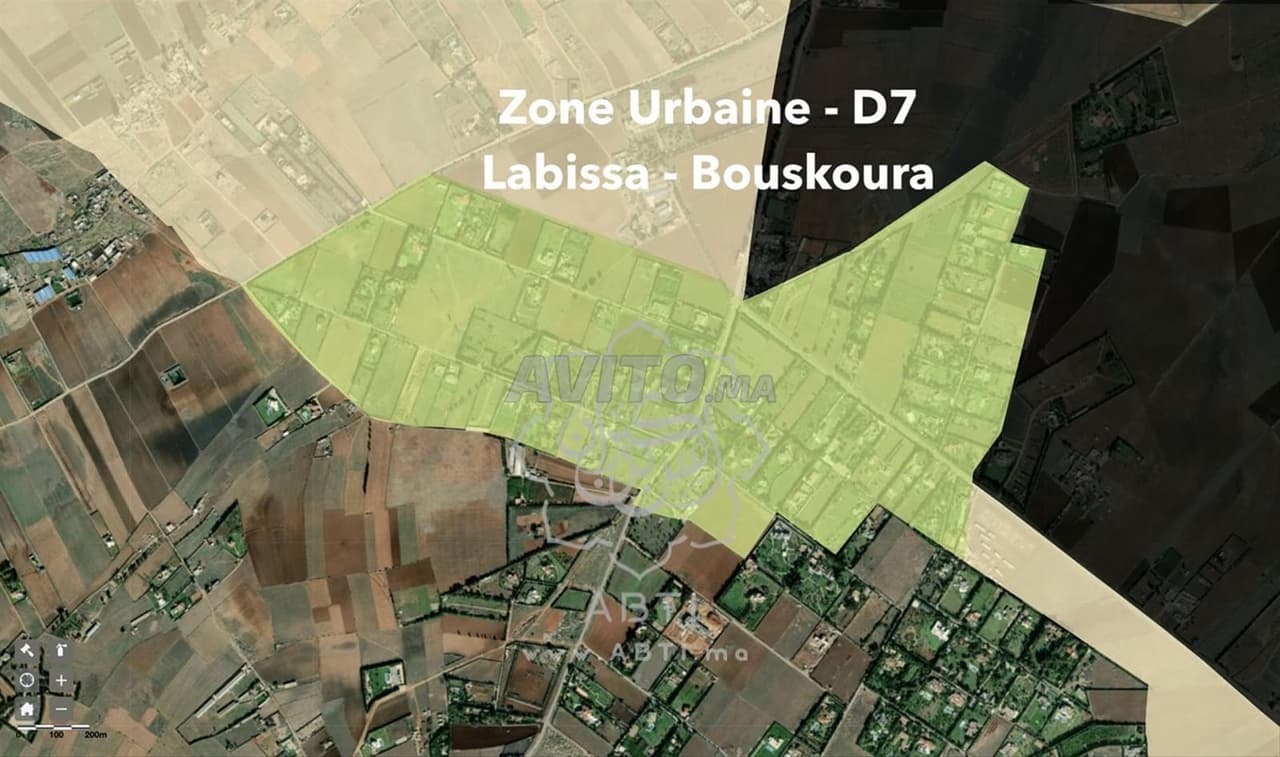 1ha land zone D7 Lot Moulay Driss Labissa Bouskoura
