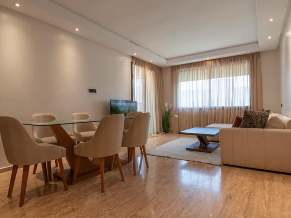 Dar Bouazza – Möblierte 3-Zimmer-Wohnung zur Miete