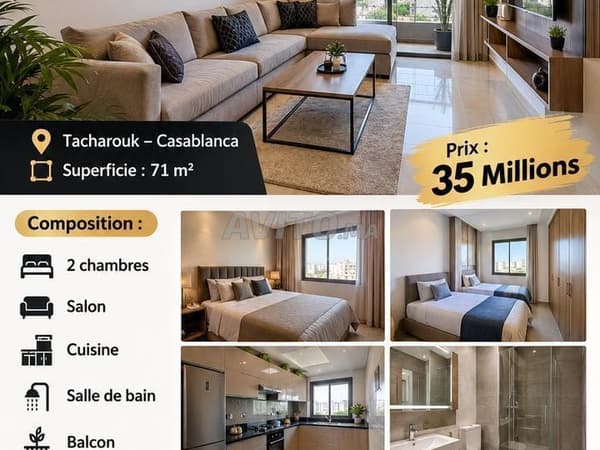 appartement Tacharouk beschikbaar