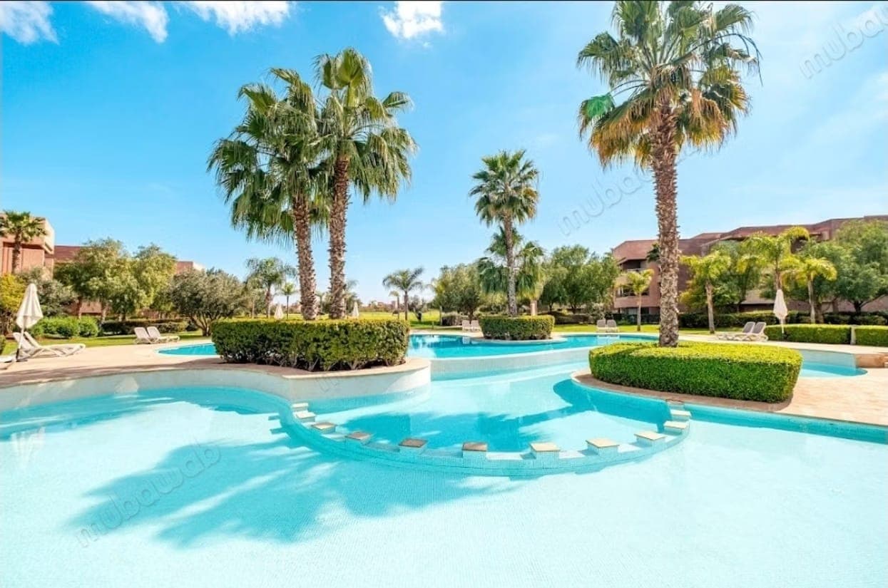 Très beeu studio en location à prestigia Agdal. Meublé Vue piscine et Golf