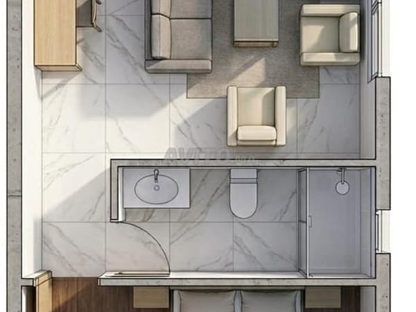 Studio for sale in the Semlalia Guéliz neighbourhood