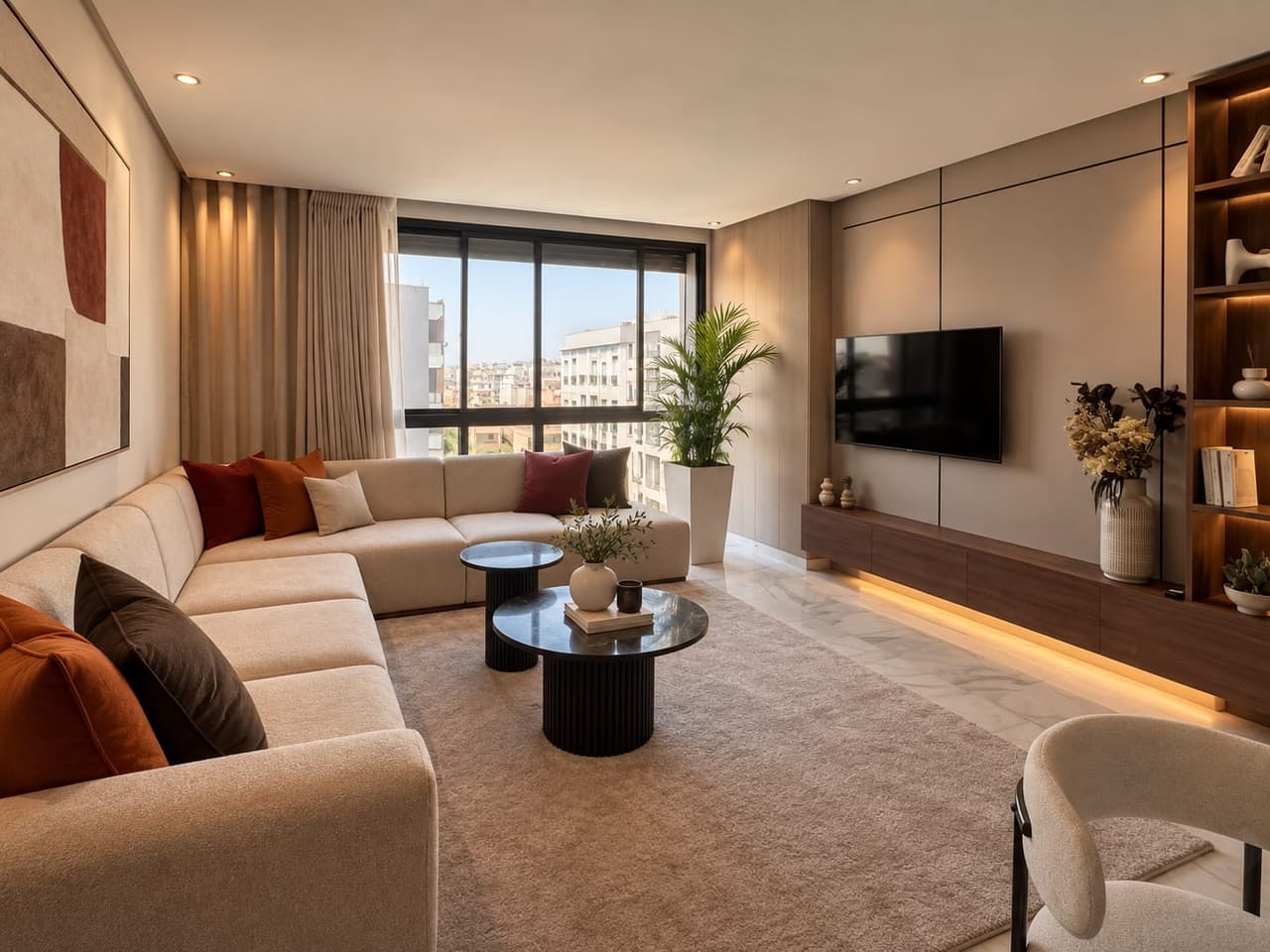 61 m² Studio for Rent in Casablanca Hopitaux