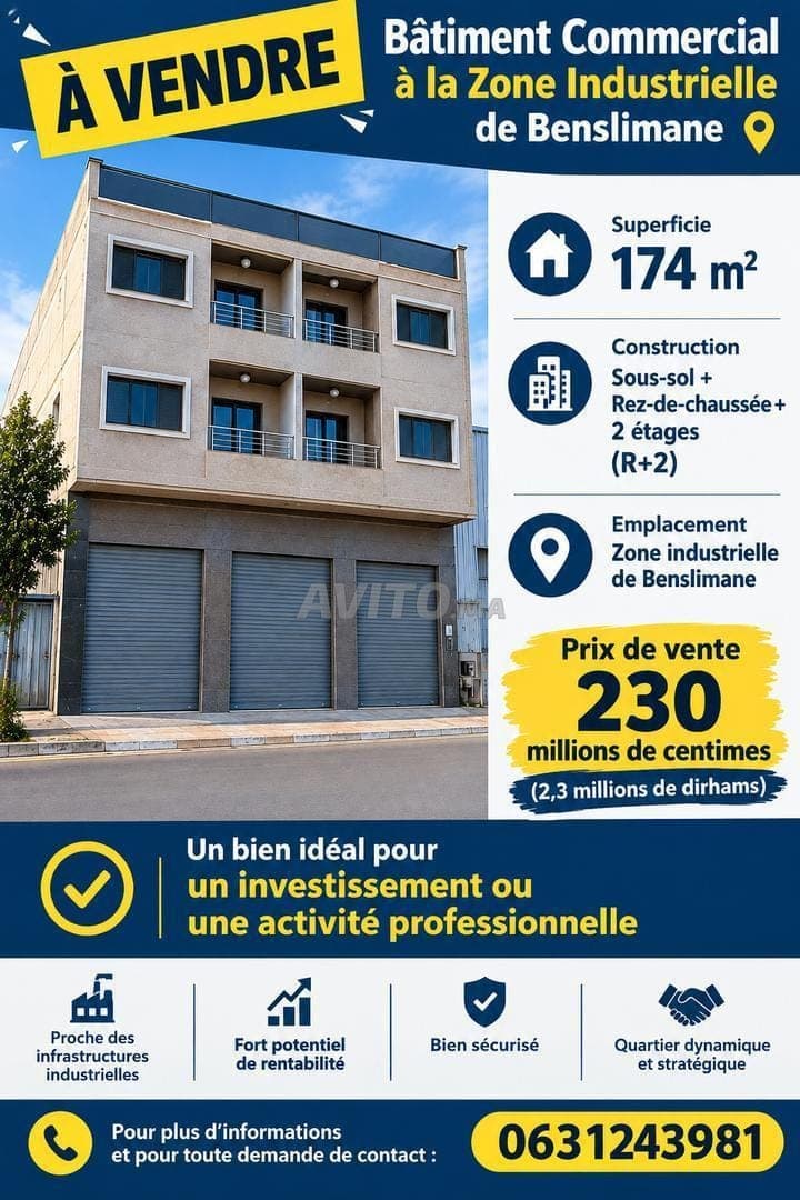 GEBOUW R2 INDUSTRIEZONE BENSLIMANE
