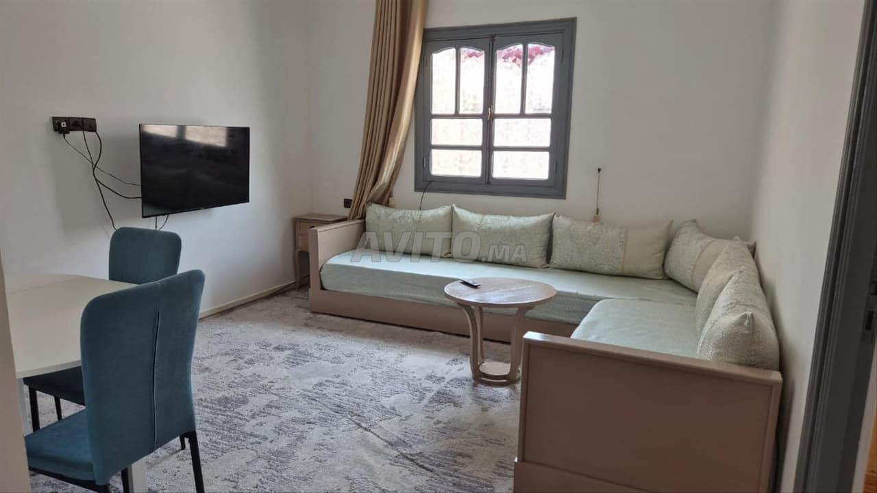 Air-conditioned apartment for rent, 80 m² in Marrakech