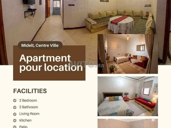 Appartement à louer 90 m² à Midelt
