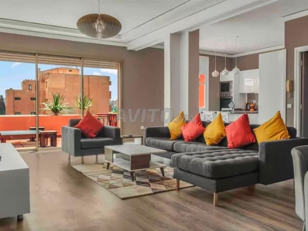 Appartement te huur 3 slaapkamers in Centre de Guéliz