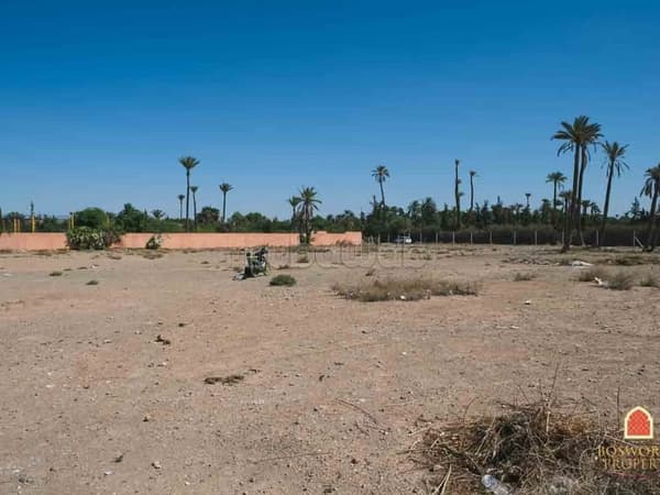 Strategic Palmeraie Building Land Sale Marrakech