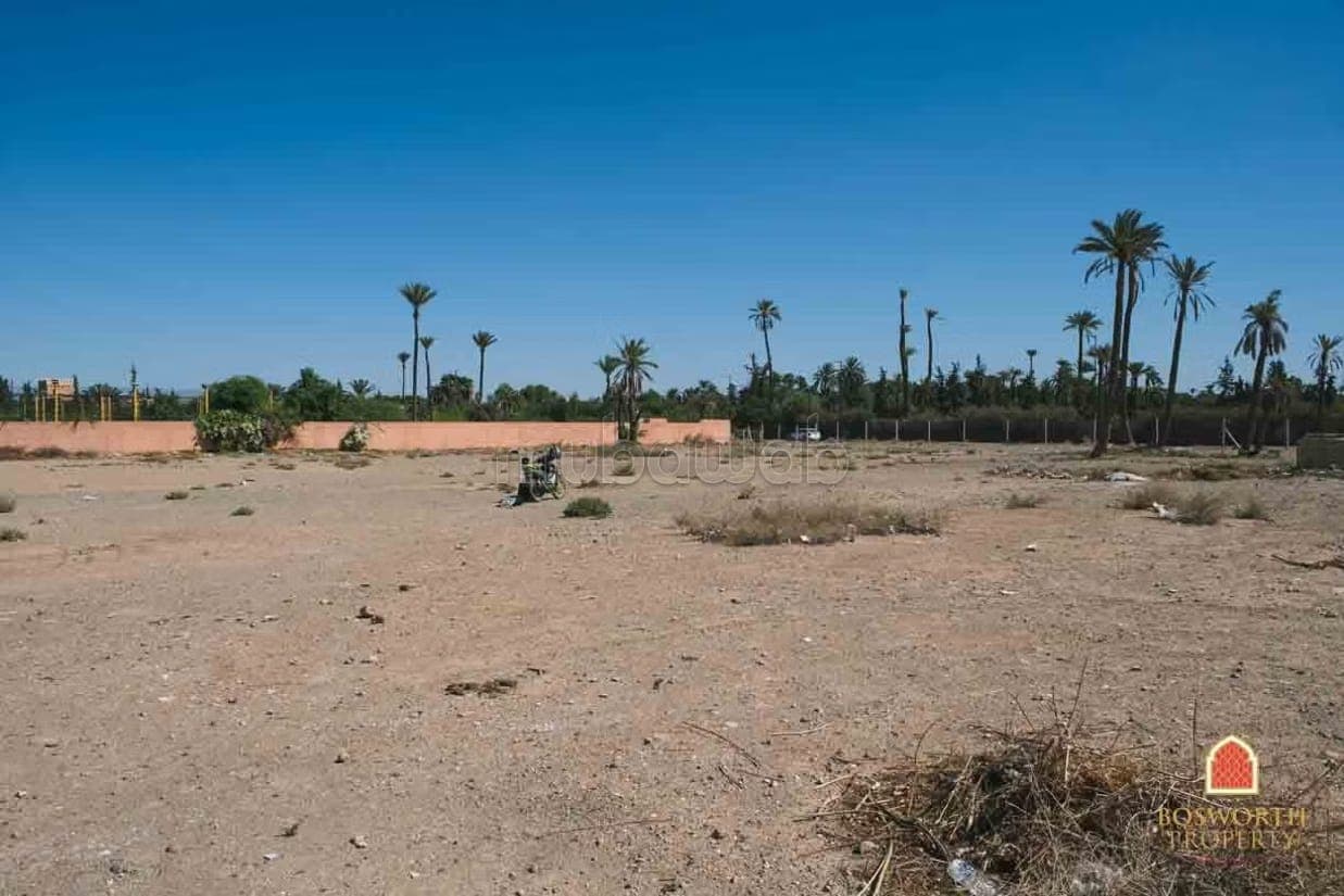 Strategic Palmeraie Building Land Sale Marrakech