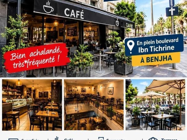 Opportunité café en vente bd ben tachfine