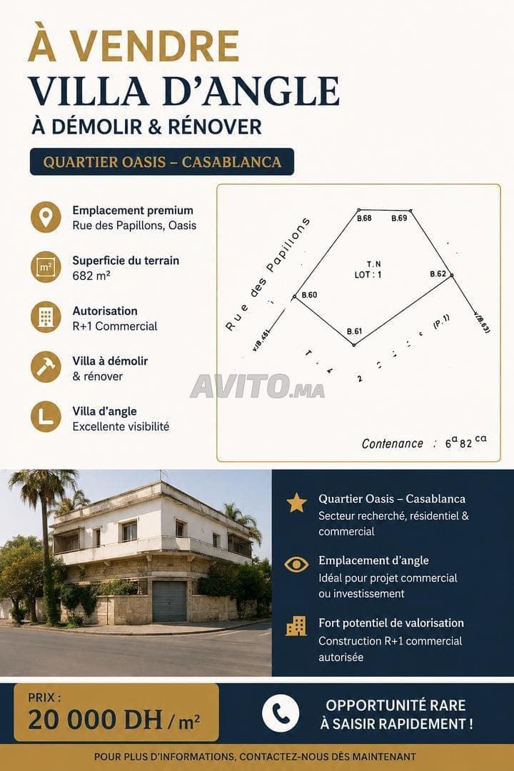 Hoekwoning voor commercieel/professioneel gebruik