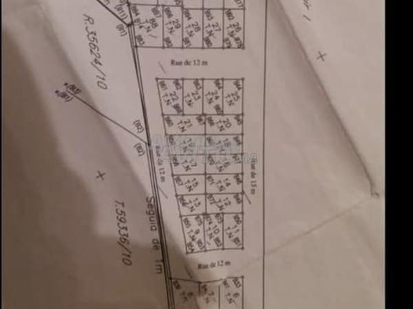 أرض تجارية ببني ملال 118 م² R3