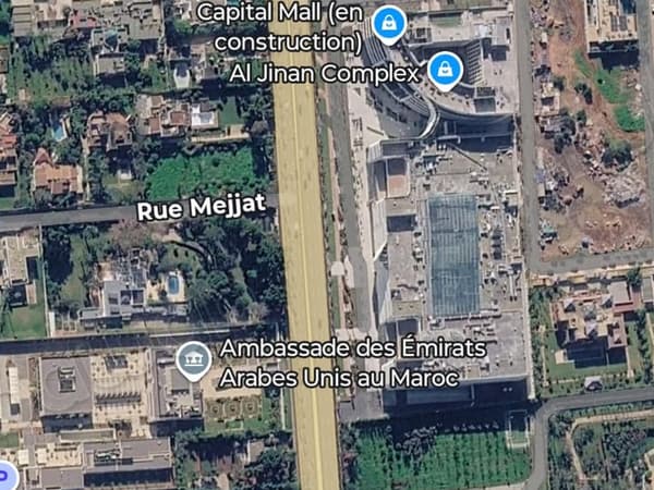 Terrain commercial à vendre sur souissi avenue Mohamed 6 Rabat