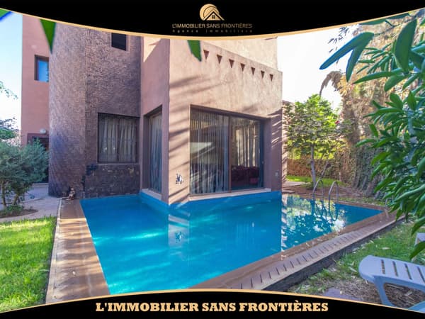 Villa meublée à vendre – Piscine – Targa, Marrakech