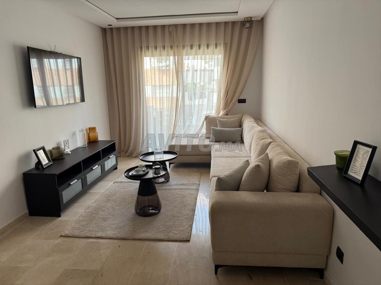 Zu vermieten: schöne 73 m² Wohnung in Bouskoura