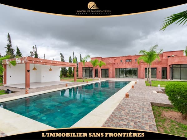 Private Villa zum Verkauf an der Route de Fès, Marrakech – 5 000 m² Grundstück / 1 000 m²…