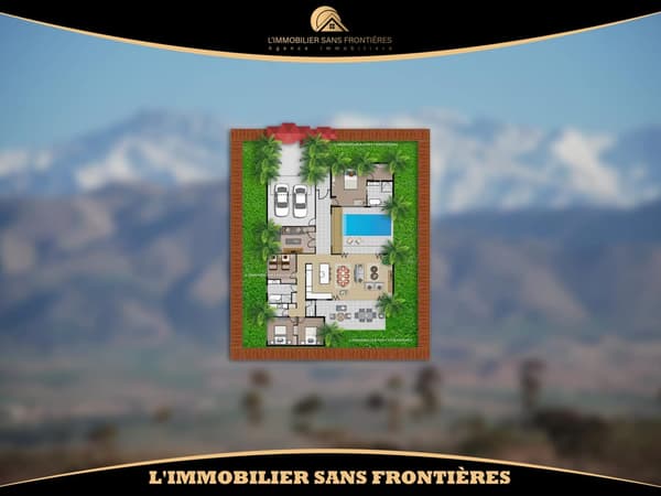 Terrain à vendre à Golf Akenza, Marrakech — Zone Villa — 400 m²