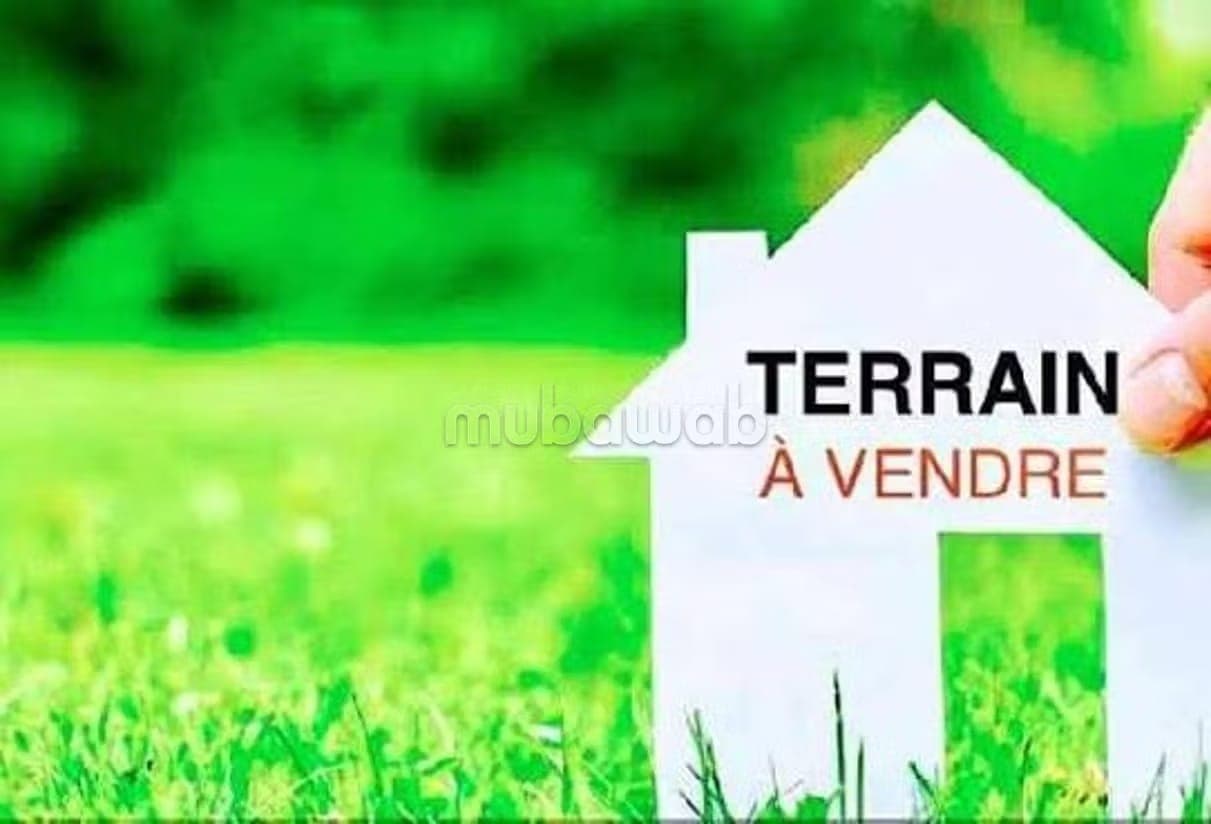 Terrain à la vente a côté de Marjane route de casa. Surface totale 293 m²