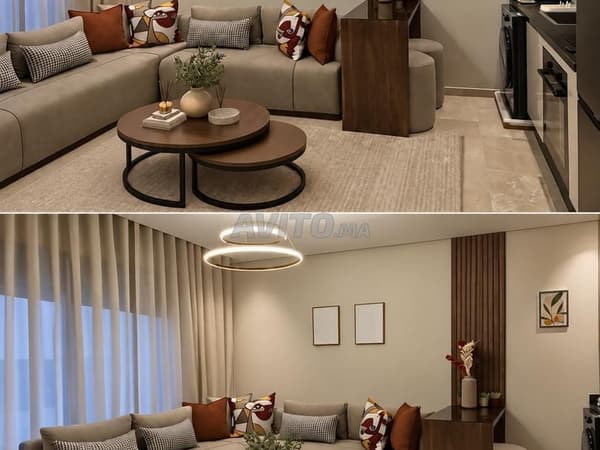 Studio neuf meublé à louer Casablanca Oasis