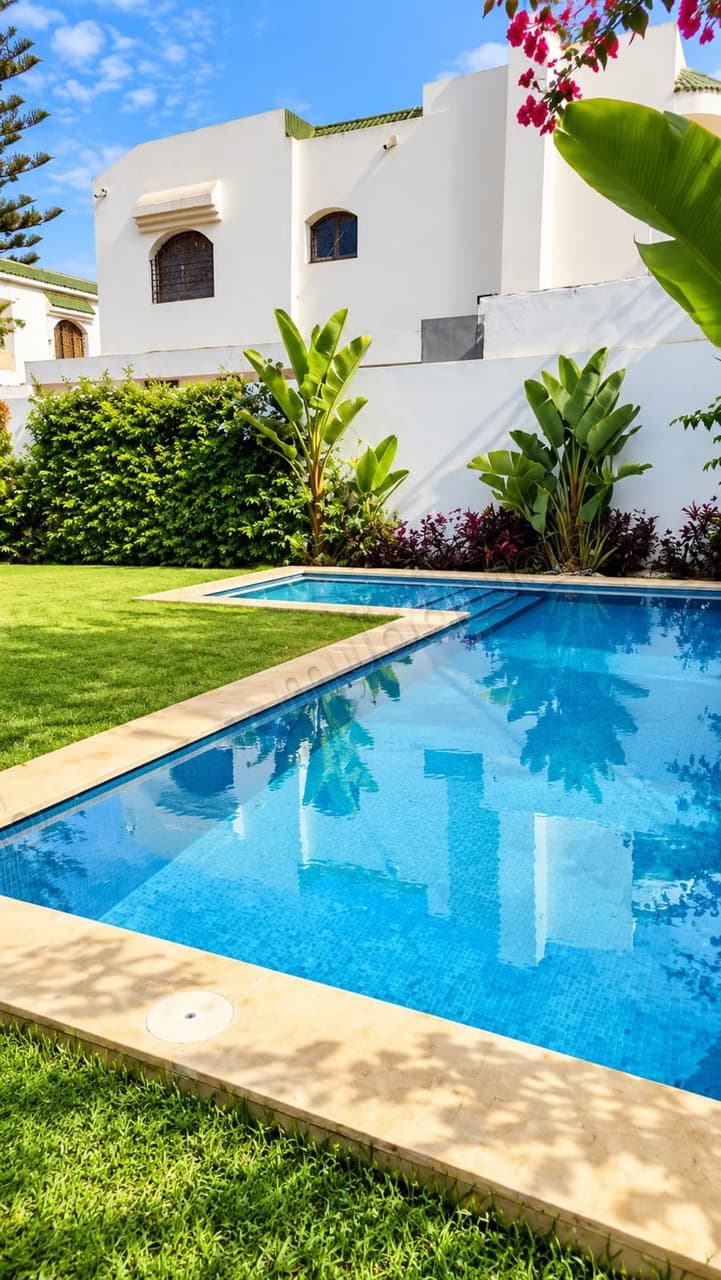 Villa with pool for rent – Hay Riad, Rabat