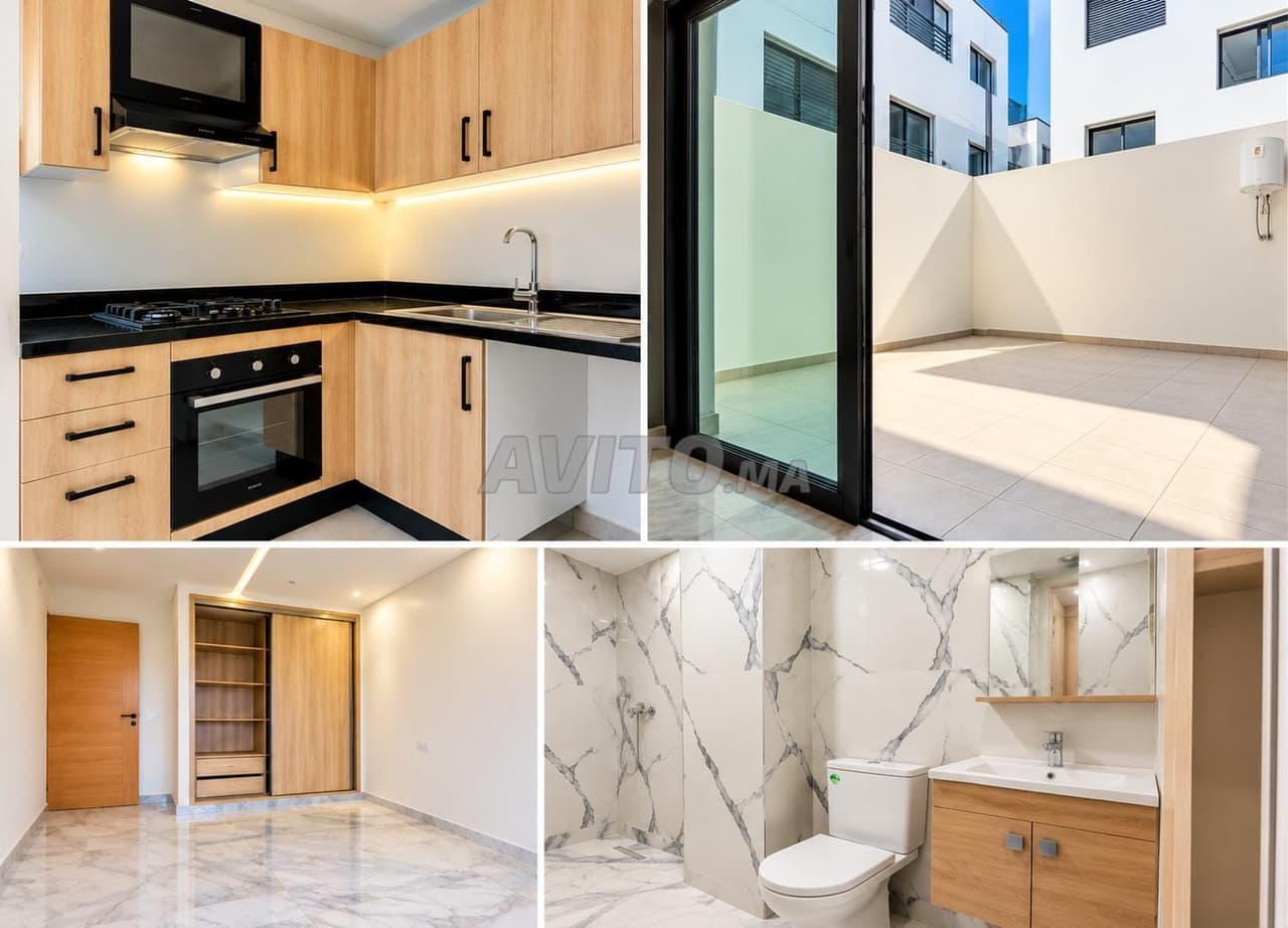 Nieuw appartement te huur 50 m² in Casablanca