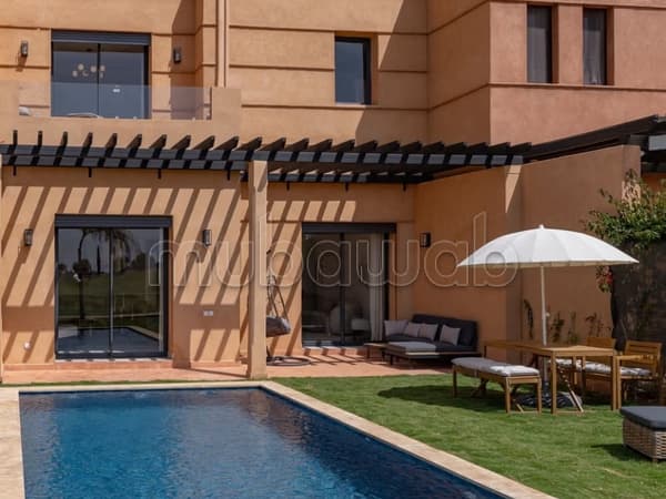 En construction villa route de l ourika